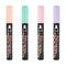 Bistro Chalk Markers, Broad Tip, 4-Color Set, Blush Pink, Peppermint, Pastel Peach, Pale Violet